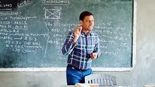 The Diagonals of a Parallelogram are equal, then it is a Rectangle.