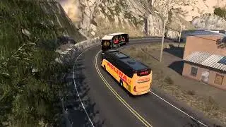 Euro Truck Simulator 2 Bus trip to San Mateo with Marcopolo Paradiso G8 1200 4x2 (final)