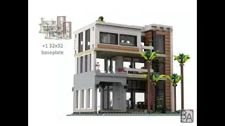 LEGO MOC - Modern House XL - Modification of Set 31153