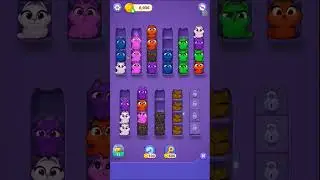 Kitty Sort: Twisted Tails Level 384 | Funny Games