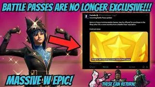 Battle Pass Cosmetics Are No Longer Exclusive! (Fortnite Battle Royale)