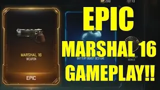 EPIC MARSHAL 16 GAMEPLAY! || BLACK MARKET WEAPON || CALL OF DUTY: BLACK OPS 3