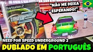 SAIU o NEED FOR SPEED UNDERGROUND 2 de PS2 DUBLADO por IA