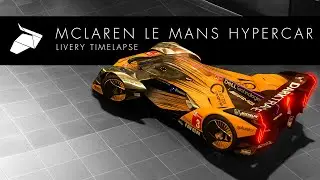 McLaren Le Mans Hypercar Livery Timelapse