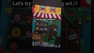 paper plant art 🌴🌷... imagine and create your's #craft #papercraft #paperplant #ytshorts #art #cafe