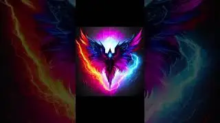 lighting Bird,,, #ai #light #cosmos #artificial #birds #bird