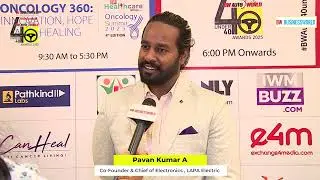 Pavan Kumar A, Co-Founder & Chief of Electronics, LAPA Electric | BW Auto World 40u40 Awards 2025
