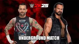 CM Punk vs Drew McINTYRE - WWE 2K25