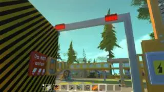 【ScrapMechanic】easy build automatic heavy door
