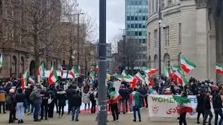 Freedom For Iran protest - Manchester