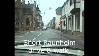 Raunheim, Germany,  Drive & Walk - Jan 1989.