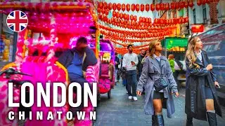 London Walking Tour 4K 🇬🇧 Chinatown to Piccadilly Circus