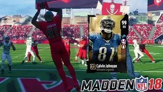 ULTIMATE LEGEND CALVIN JOHNSON!! | MADDEN 18 ULTIMATE TEAM GAMEPLAY