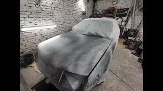 Ремонт кузова Ауди 100 С4. Грунтование крыльев и капота. Часть 3.