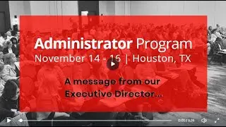Join us at TAHC&H's Administrator Program
