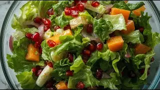 Easy Pomegranate Orange🍊Salad Recipe🥬😍