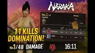 11 Kills Domination! | Naraka: Bladepoint Quick Match Victory 🔥
