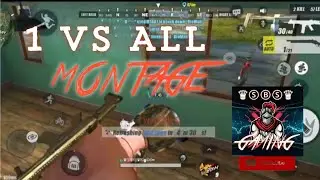 ROS 1 VS ALL KILL MONTAGE 🔥 AWM JUMPSHOT SG 1HIT ONE KILL  ✨