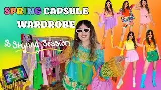 Capsule SPRING wardrobe | My COLORFUL spring edit!!
