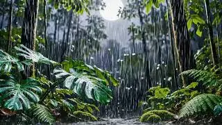 🔴 Live 🌧️ Gentle Rain Forest Sounds For Deep Night Sleep Relaxation, Calming A Tired Restless Mind