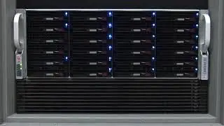 12h Server - Serverraum - Supermicro - arbeiten - IT - white noise