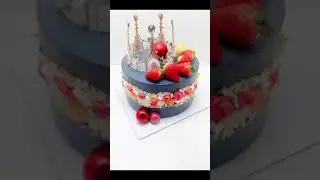 Crown Theme Cake Decoration | Crown Cake Design | Crown Cake Tutorial