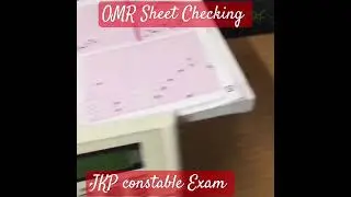 Jkp police constable Exam OMR sheet checking #jkpolicejob #jkssb #police #govtjobs #upscaleresale