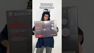 Unbox my new sewing machine with me ! Singer Heavy Duty 4432 🖤 #singersewingmachine