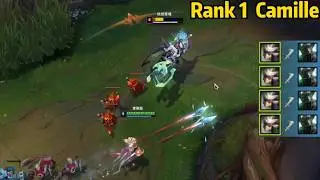 Rank 1 Camille: This 1200LP Camille is WAY Too Aggressive!