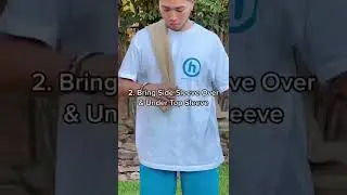 easy hoodie styling hack. how to tie your hoodie.