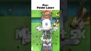 Prime Larry is Unstoppable 🥶😈#clashroyale #viral