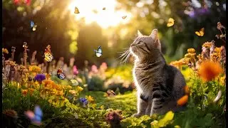 Cozy Butterflies Garden Tunes #CozyMusic #RelaxationTunes #MindfulMelodies #NatureLofi