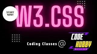 How To Style HTML With W3 CSS Framework (Introduction)