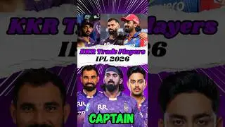 KKR&rsquo;s Biggest Trade Move IPL 2026 😱❓