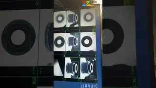 Vision inspection for shock absorber rubber parts #machinevision #automaticinspection #ccdinspection