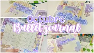 Planea conmigo Octubre 🌿💜- Bullet journal