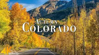 Autumn Colorado 4K Ultra HD • Enchanting Autumn Colorado, Scenic Relaxation Film with Calming Music.