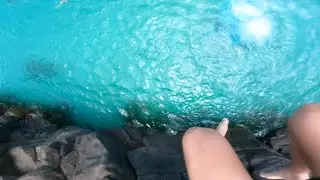 Cliff Diving The Famous Waimea Bay Rock jump in Hawaii