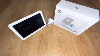 GOOGLE Nest Hub (2. Generation) Smart Display, Kreide unboxing