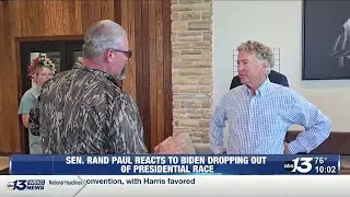 Sen. Rand Paul reacts to Gov. Beshear as possible candidate for Vice President