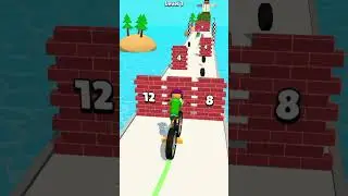 Big Bike Game for Kids 🏍️ | Colorful Roads & Fun Riding 😄#shorts #viral