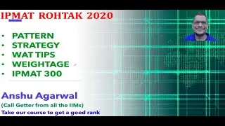 IPMAT Rohtak (IPM Rohtak) Strategy | Must watch video