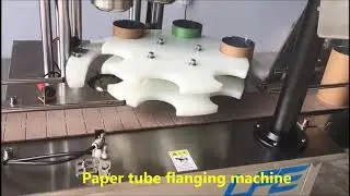 Flanging paper tube machine and paper can seaming machine (2019 )