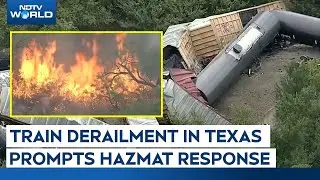 Texas Train Derailment | 35 Cars Of Train Derail In Palo Pinto County, No Injuries Reported