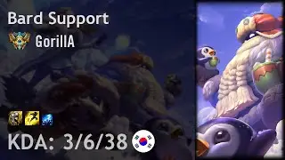 Bard Support vs Thresh - GorillA - KR Challenger Patch 6.19