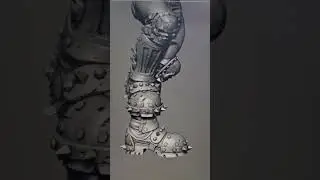 Lobo Tease  #3dprinting #customfigure #comics #customstatue #dc #stl #dccomics #lobo #wip