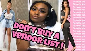 HOW TO FIND VENDORS FOR YOUR ONLINE BOUTIQUE | FREE VENDOR LIST | Girl Boss 💗