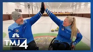 Pair of Wisconsin Paralympic curlers almost quit until they found the perfect partner