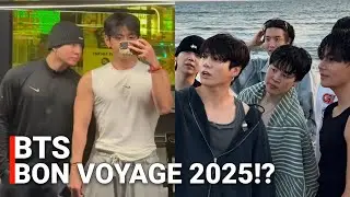 BTS Filming Bon Voyage 2025? V, Jungkook Gym Videos & New BTS Updates in LA (2025.08.17)