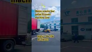 Maize corn snacks bar double extruder machinery 👍 Pellet fryums snacks food extrusion machinery
